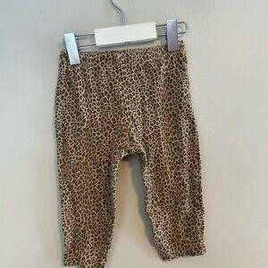 Carters 12m brown Leopard Print Leggings